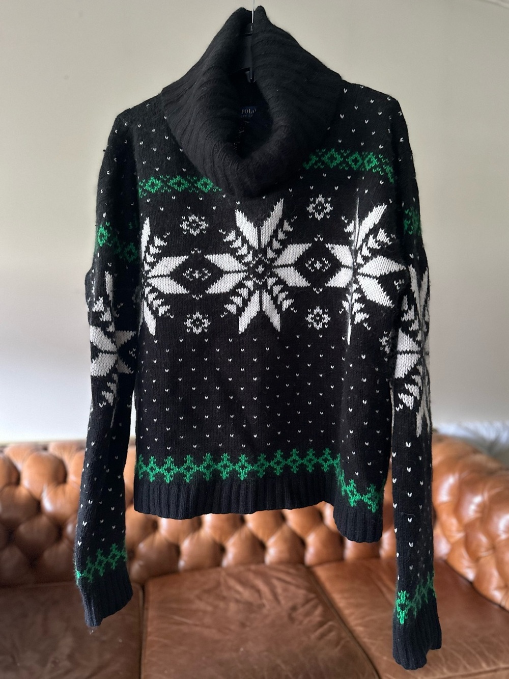 POLO Ralph Lauren · Cashmere/Cotton/Angora Black Men's Knit Sweater